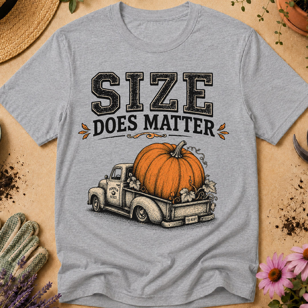 Size Matters Pumpkin T-Shirt