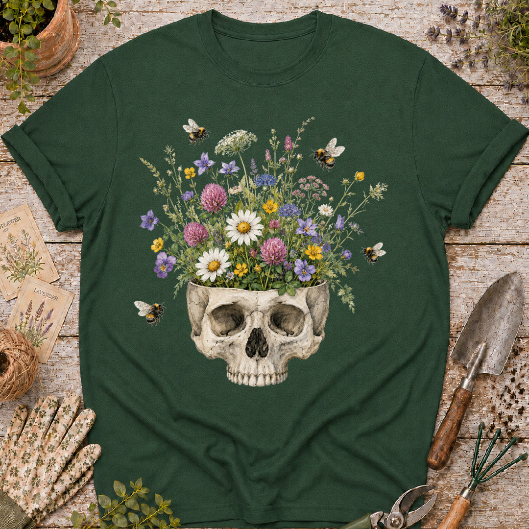 Wildflower Skull T-Shirt