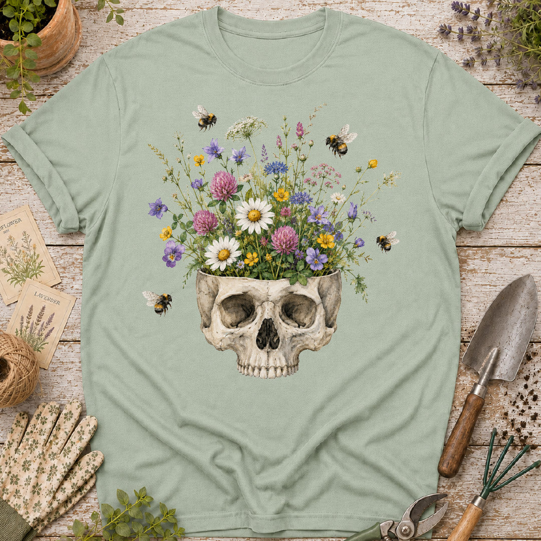 Wildflower Skull T-Shirt