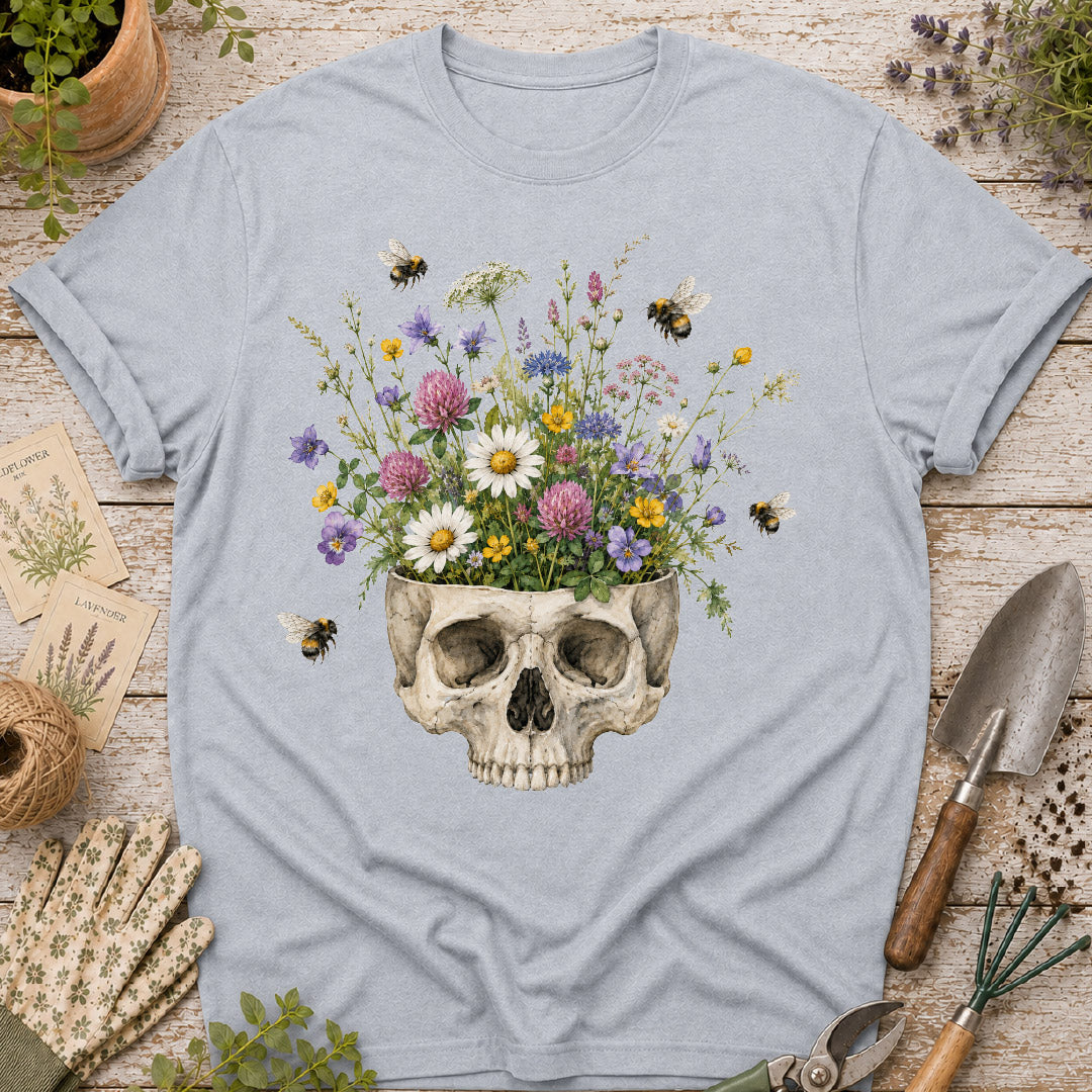 Wildflower Skull T-Shirt