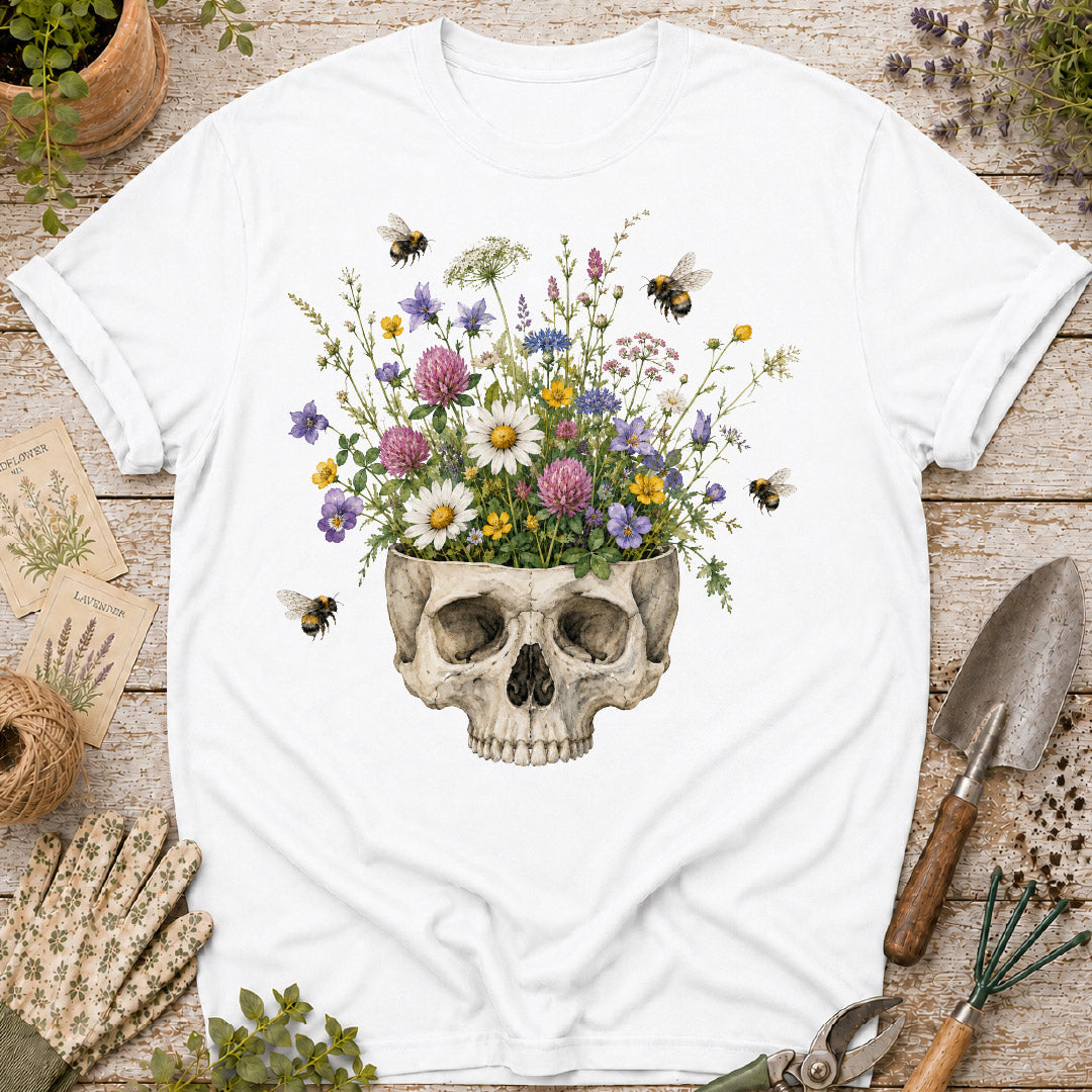 Wildflower Skull T-Shirt