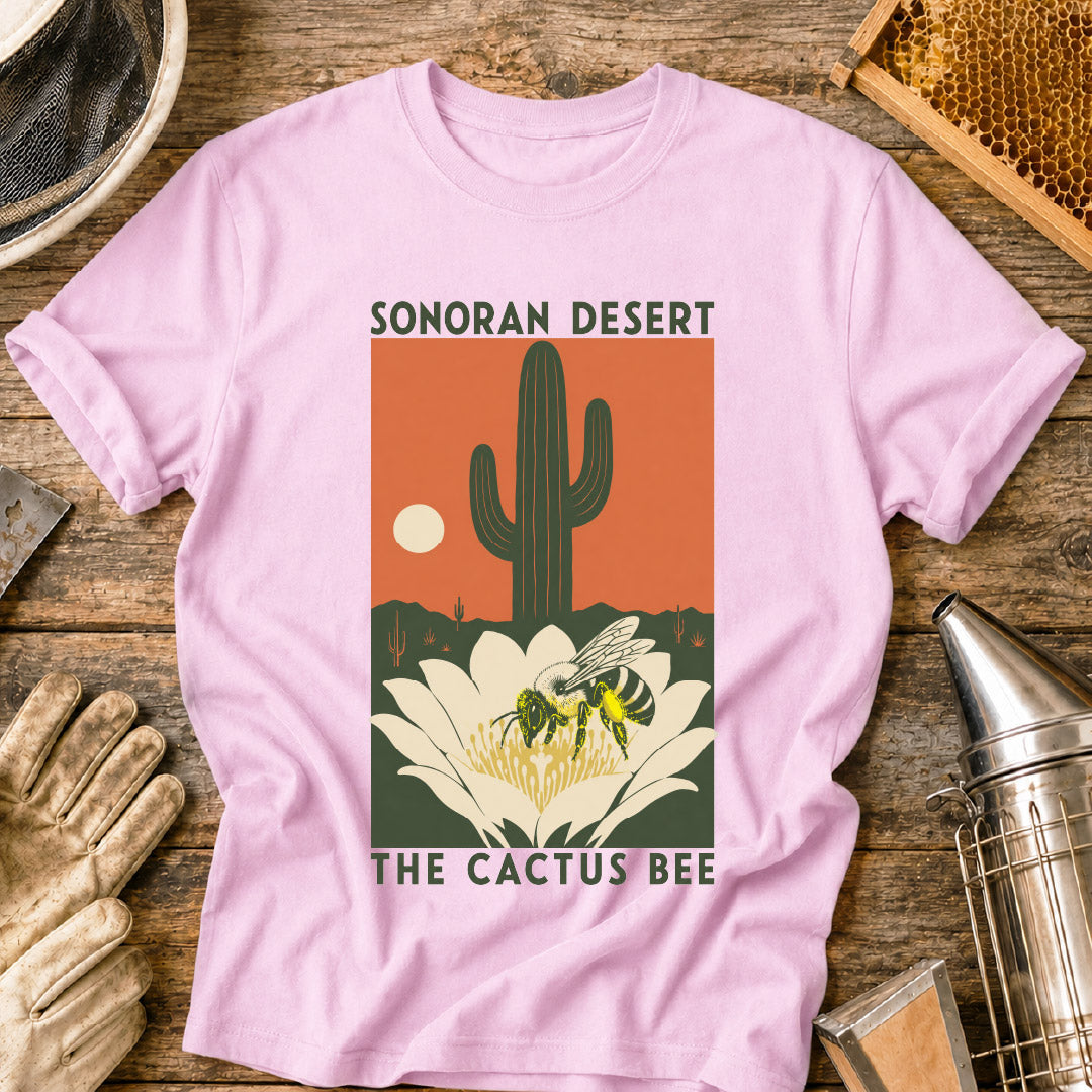 Sonoran Desert Cactus Bee T-Shirt
