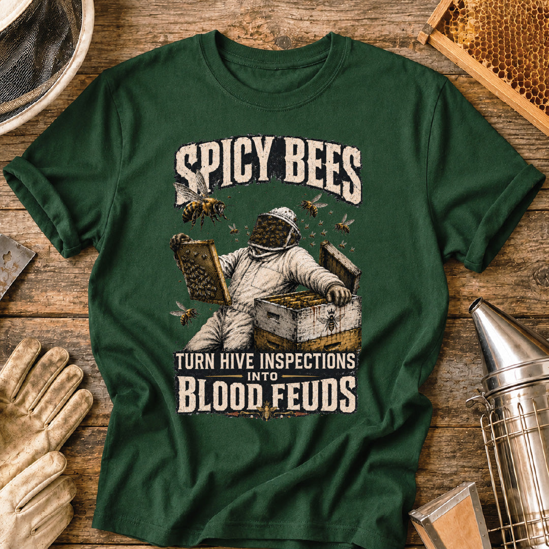 Spicy Bees Have a Blood Feud T-Shirt