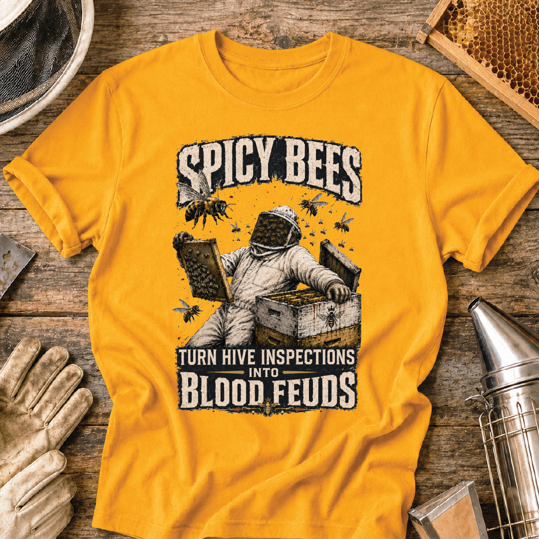 Spicy Bees Have a Blood Feud T-Shirt