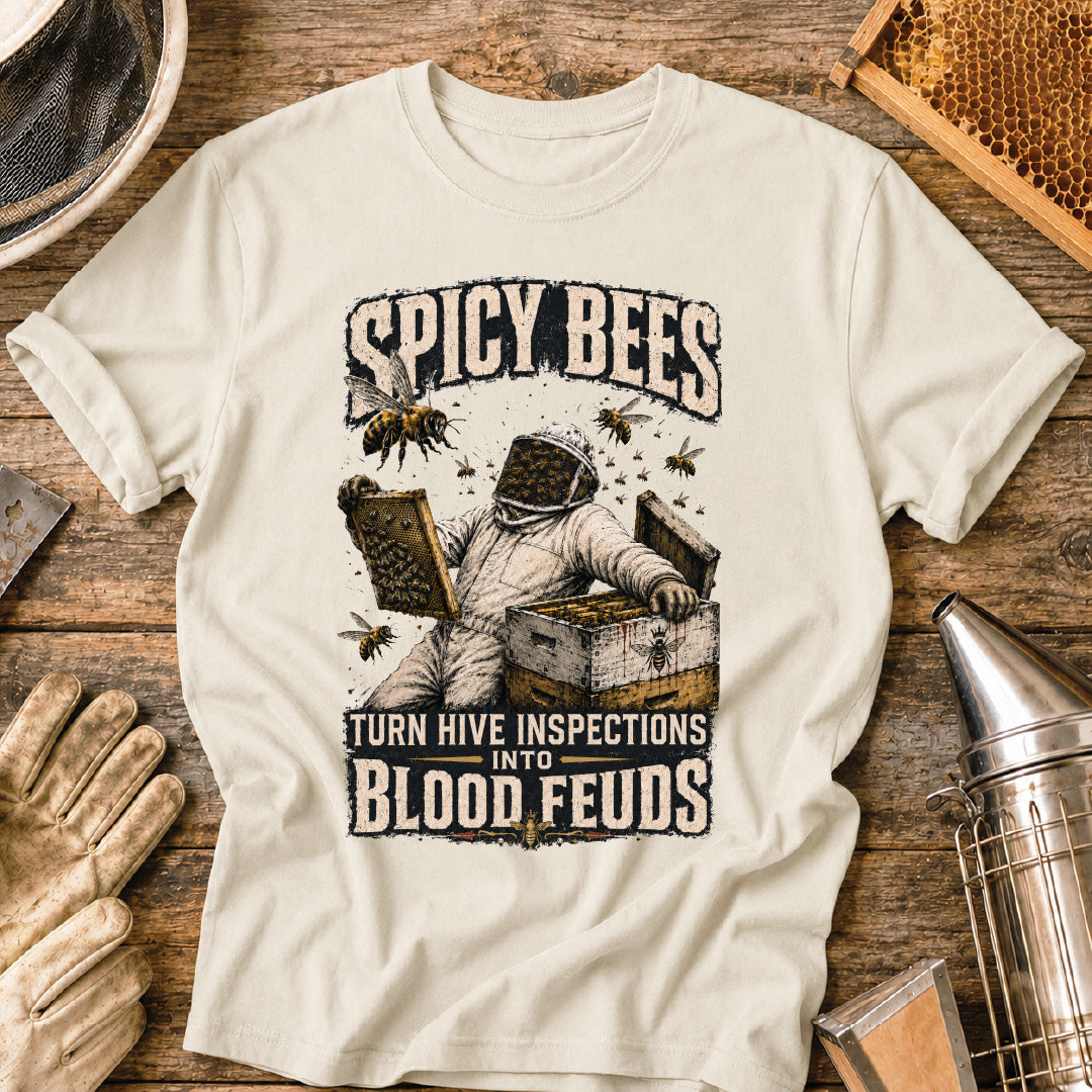 Spicy Bees Have a Blood Feud T-Shirt