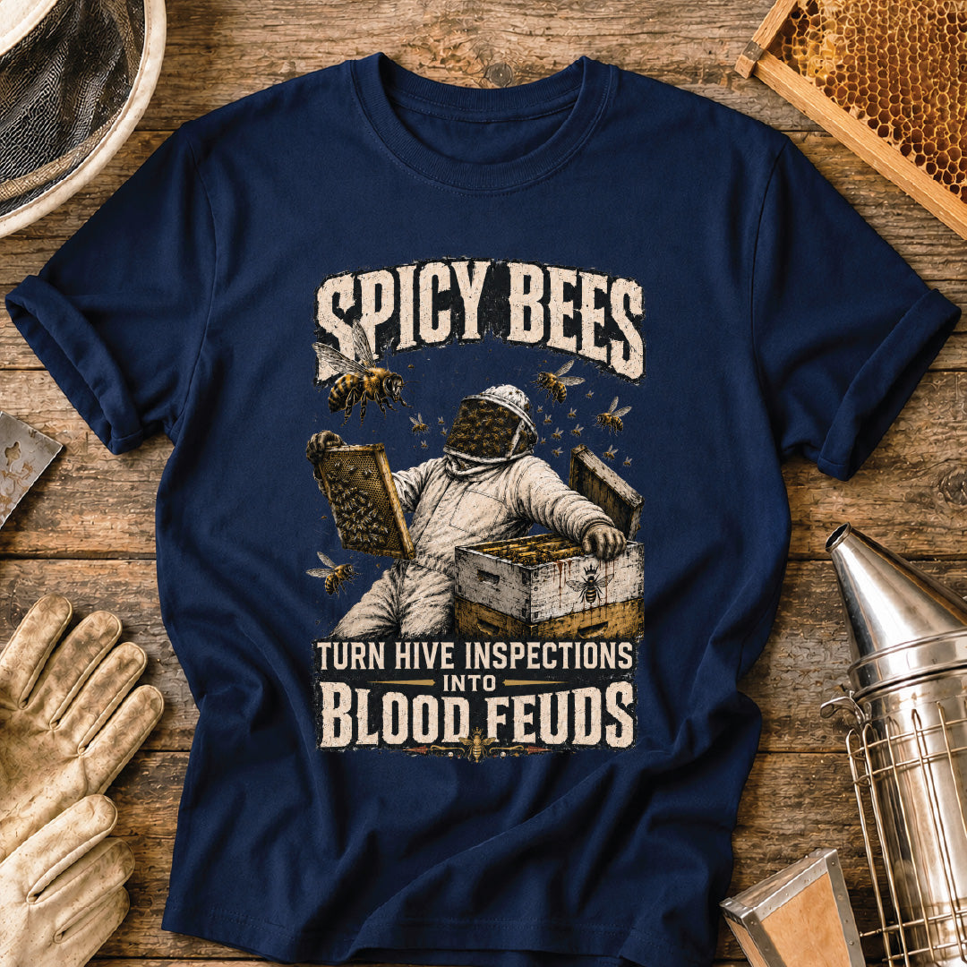 Spicy Bees Have a Blood Feud T-Shirt