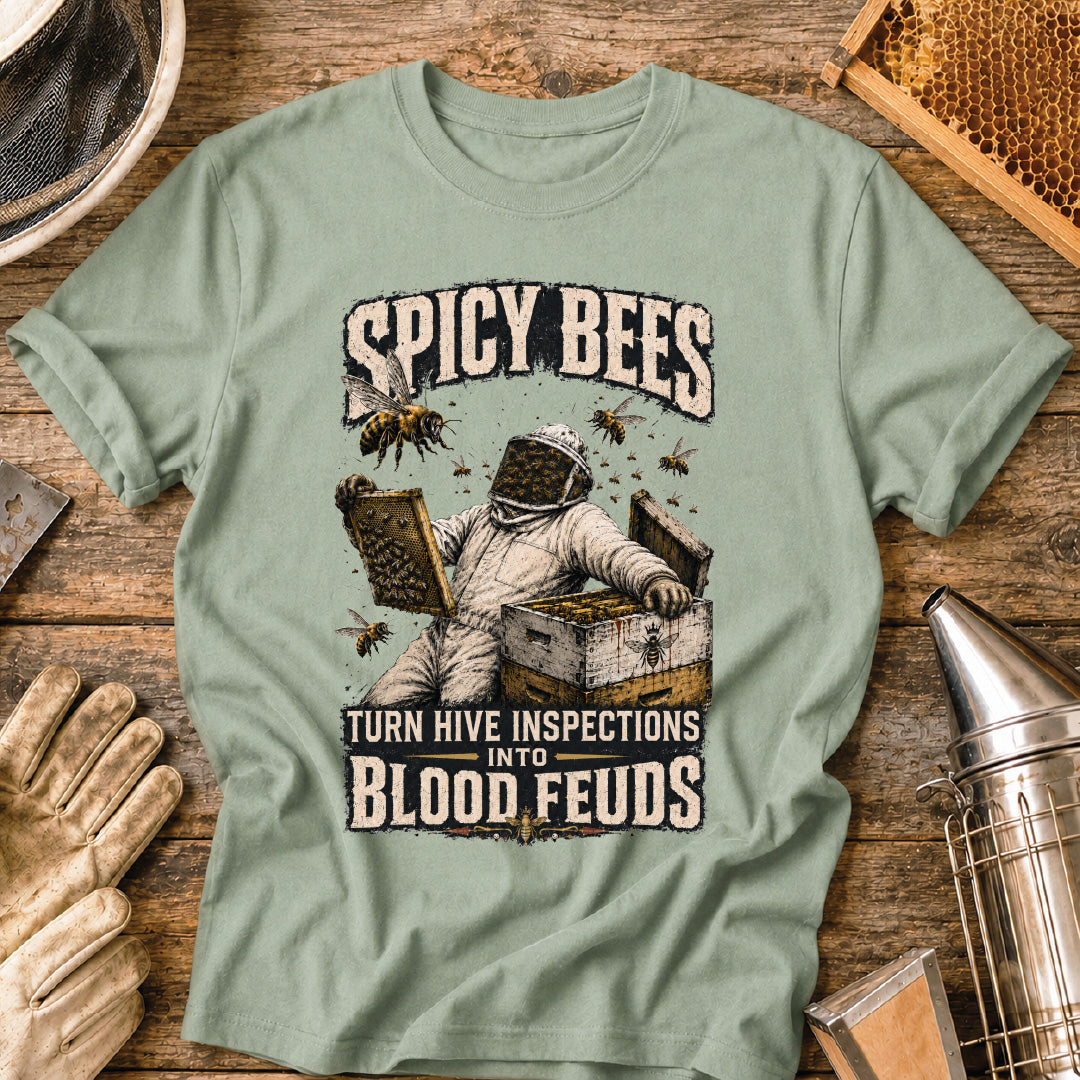 Spicy Bees Have a Blood Feud T-Shirt