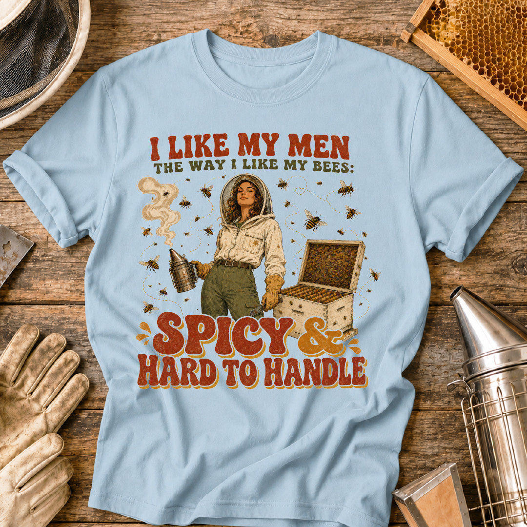 I Like My Men & Bees Spicy T-Shirt