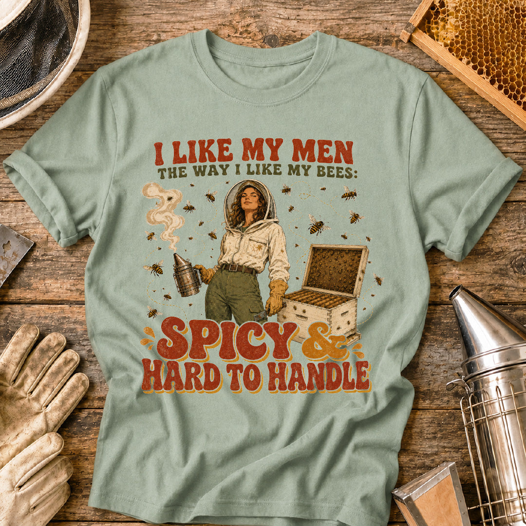 I Like My Men & Bees Spicy T-Shirt