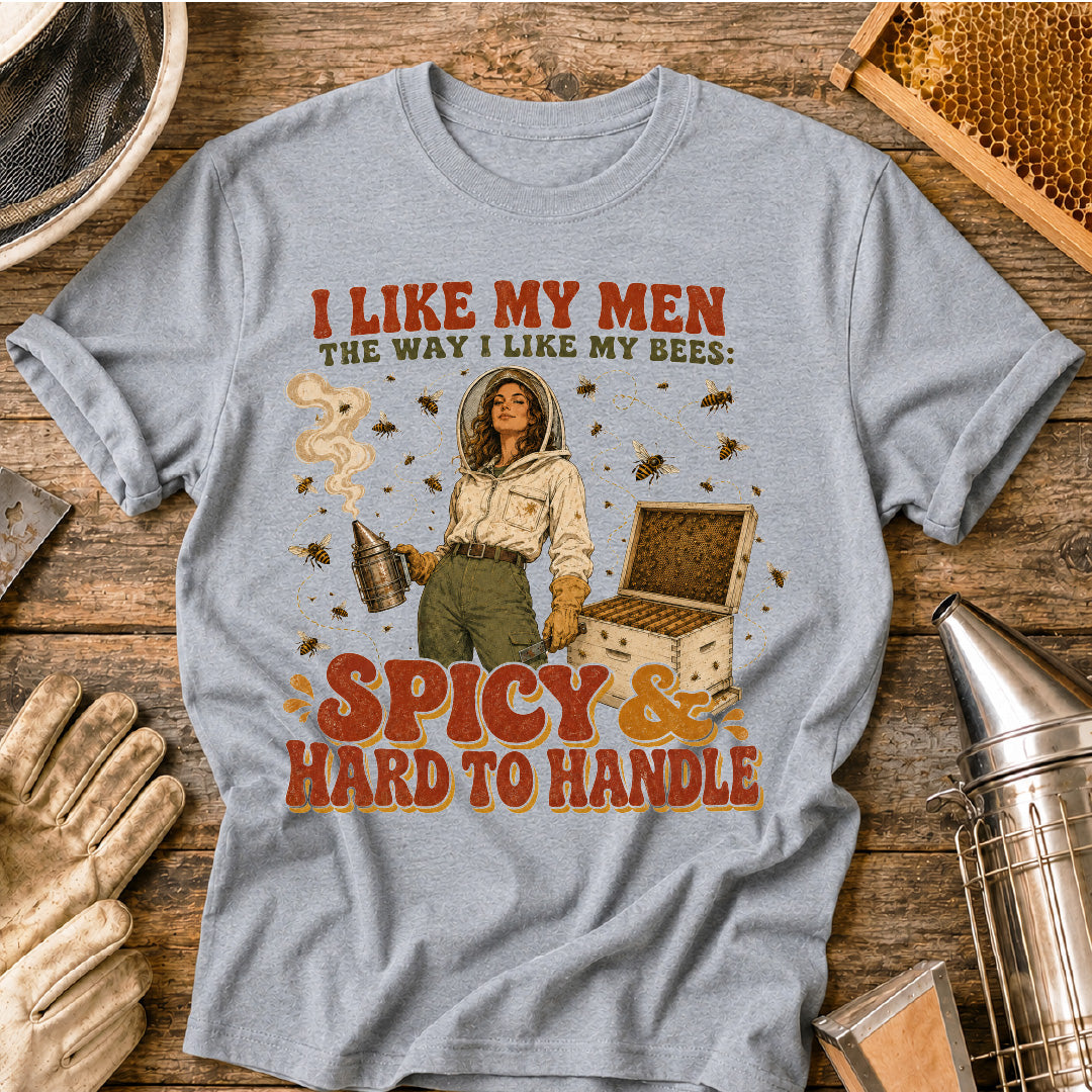 I Like My Men & Bees Spicy T-Shirt
