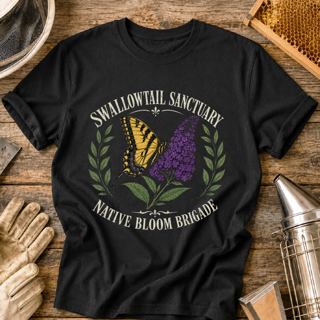 Swallowtail Sanctuary Native Bloom Brigade T-Shirt