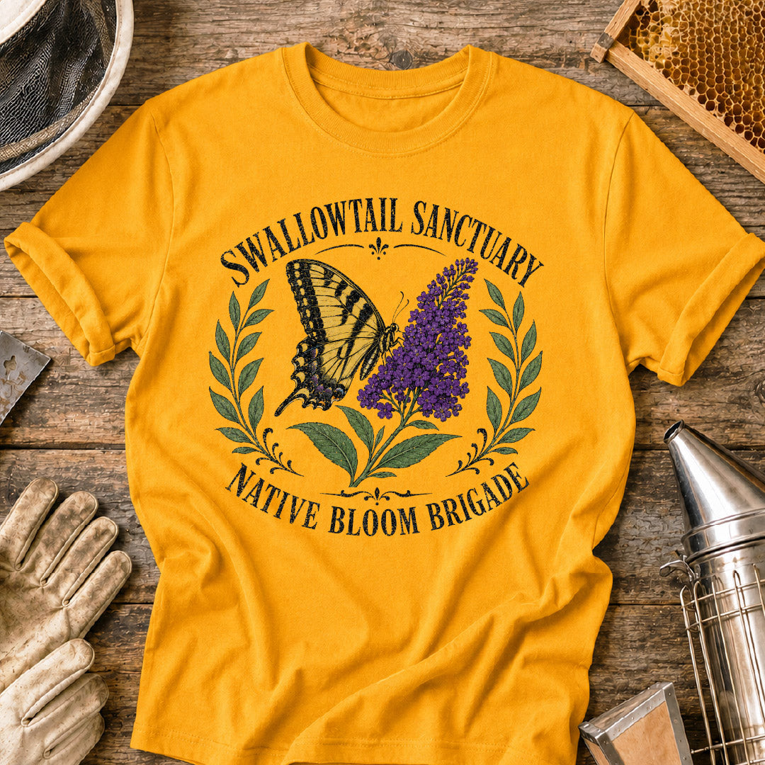 Swallowtail Sanctuary Native Bloom Brigade T-Shirt