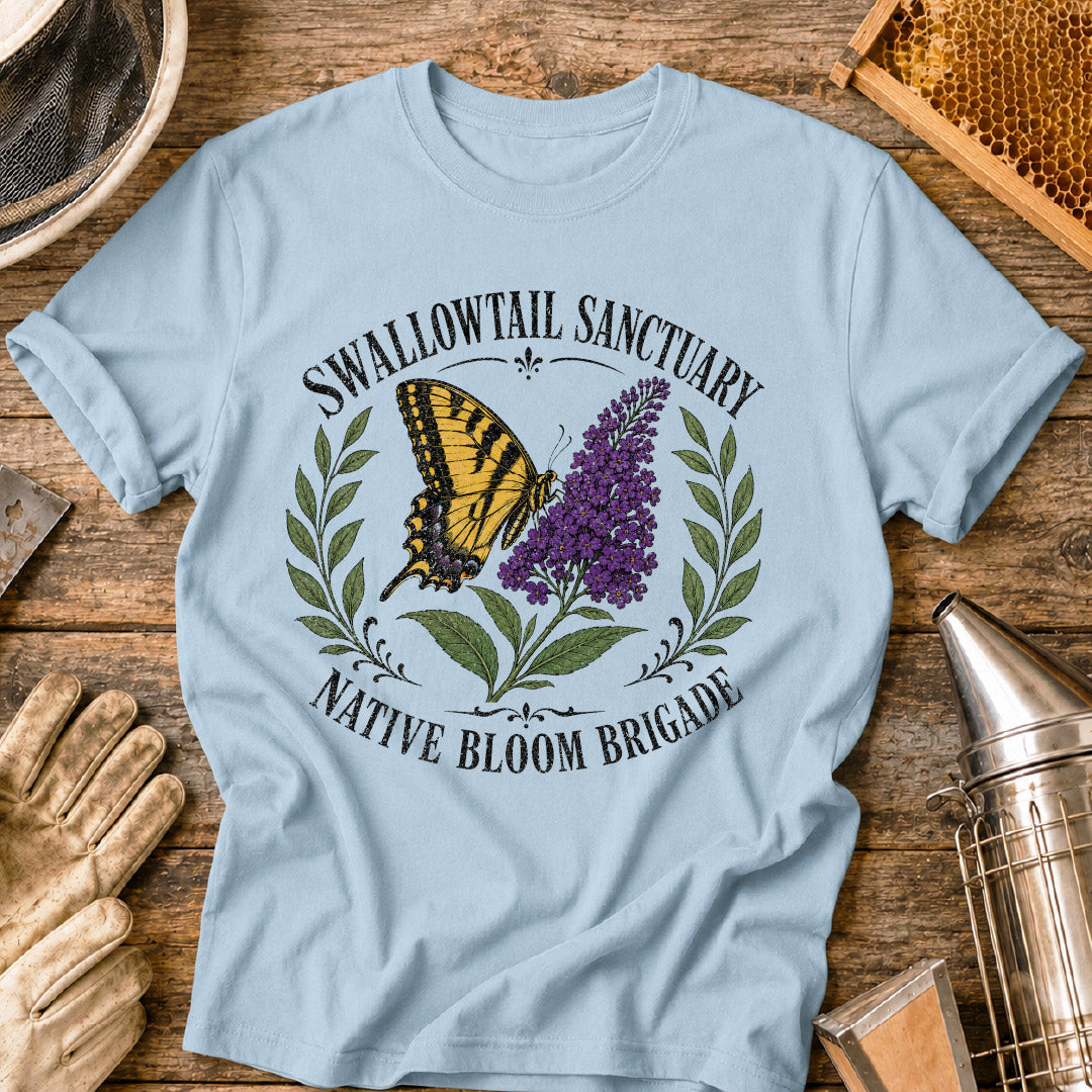 Swallowtail Sanctuary Native Bloom Brigade T-Shirt