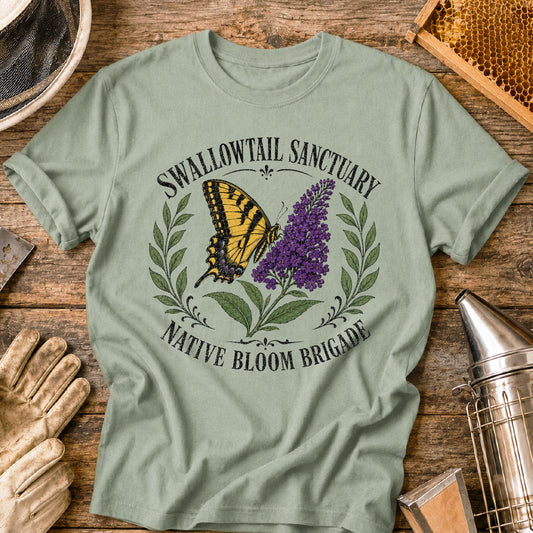Swallowtail Sanctuary Native Bloom Brigade T-Shirt