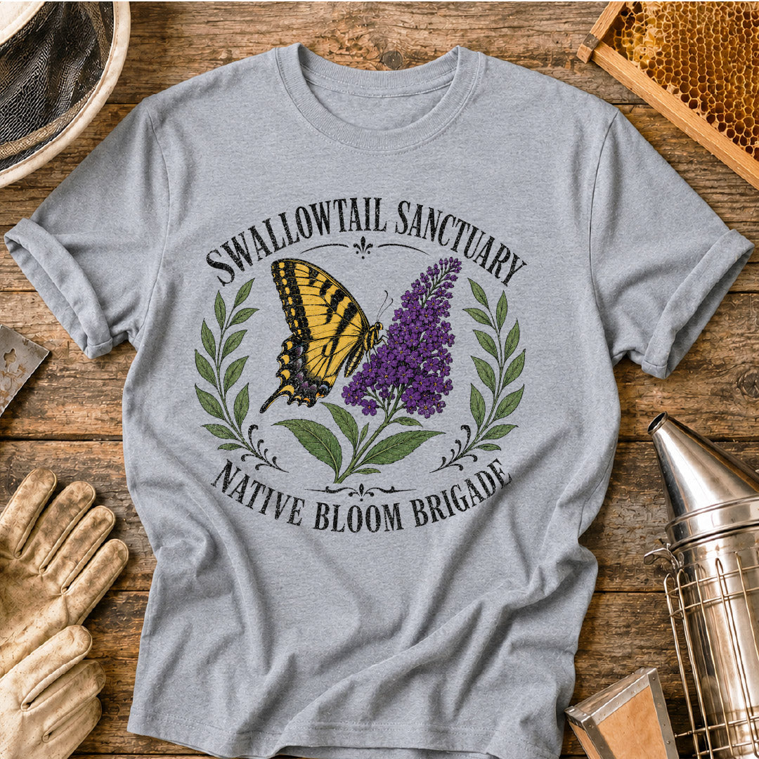 Swallowtail Sanctuary Native Bloom Brigade T-Shirt