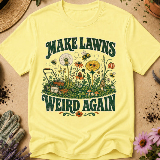 Make Lawns Weird Again T-Shirt