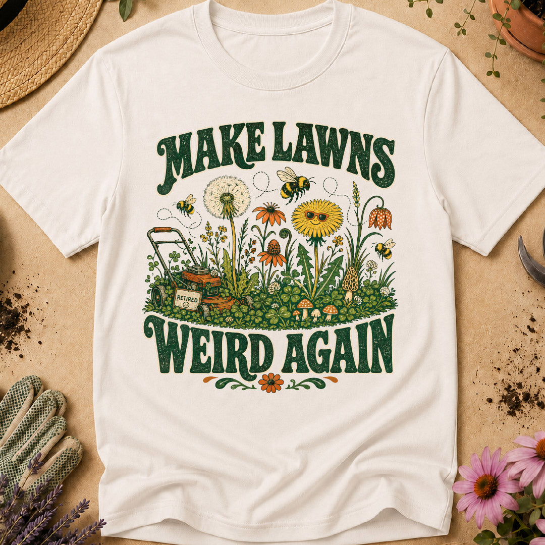 Make Lawns Weird Again T-Shirt